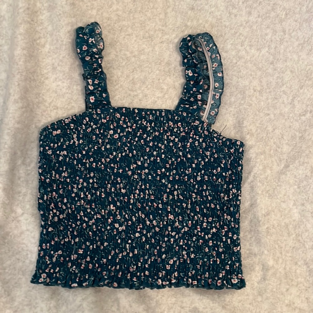 cute ruffled dressy top.(if you saw this already i had to switch accounts)